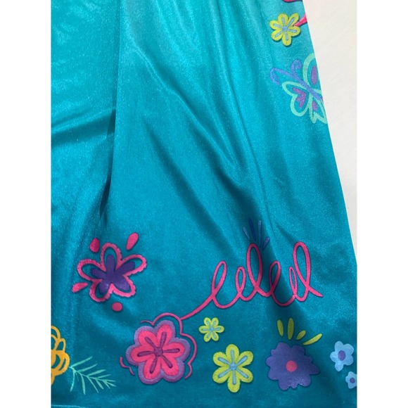 Disney Encanto Princess Mirabel Nightgown Pajama Dress Costume Girl Size M (6) - Picture 4 of 9